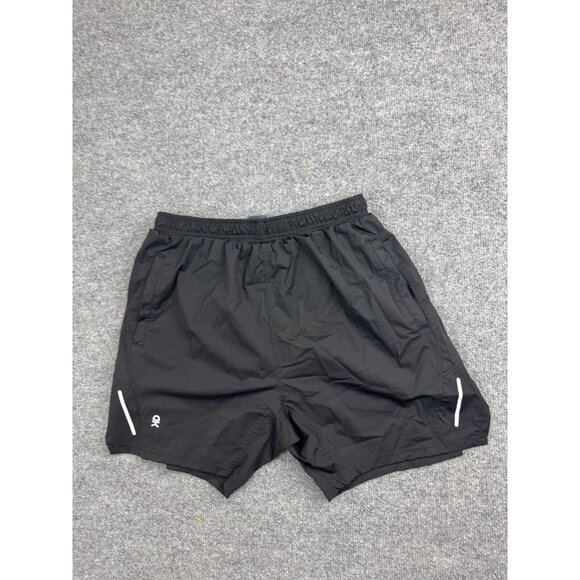 Little Donkey Andy Shorts Men's Small Black Lined Running Zip Pocket - Picture 1 of 7